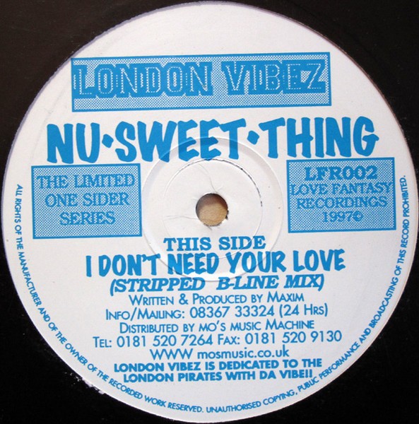 I Don't Need Your Love