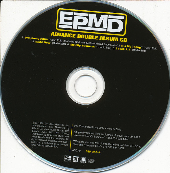 Advance Double Album CD
