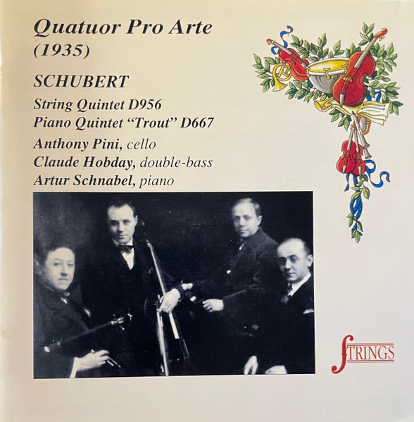 String Quintet D956 / Piano Quintet 'Trout'  D667