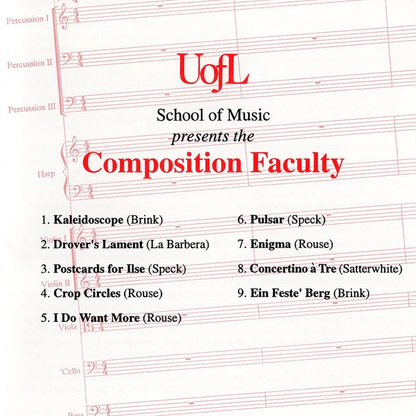 UofL School Of Music Presents The Composition Faculty