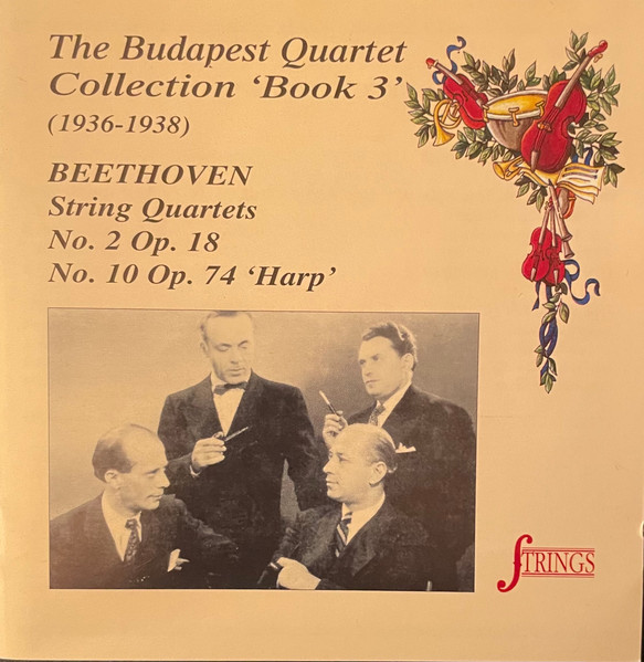 String Quartets No.2 Op.18 , No.10 Op.74 "Harp". Collection "Book 3" (1936-1938)