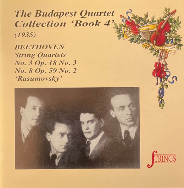 String Quartets No.3 Op.18 No.3 , No.8 Op.59 No.2 "Rasumovsky". Collection "Book 4" (1935)