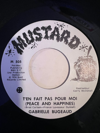 Parle-Moi ( Talk It Over ) / T’en Fais Pas Pour Moi ( Peace And Happines )