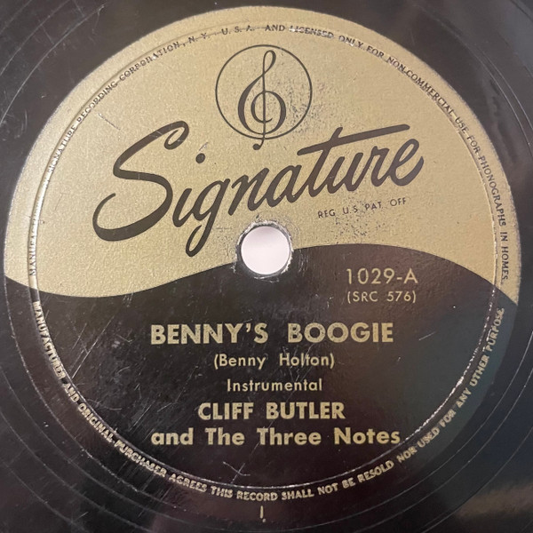 Benny's Boogie / Please Don't Say We're Through