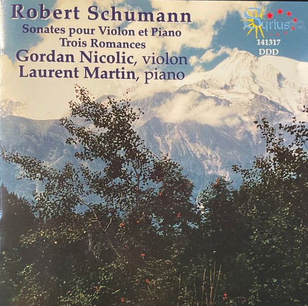 Sonates Pour Violon Et Piano . Trois Romances