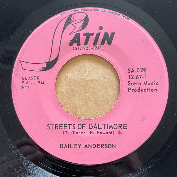 Streets Of Baltimore / It’s Only Love