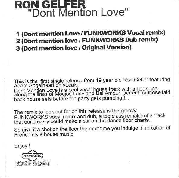 Don't Mention Love