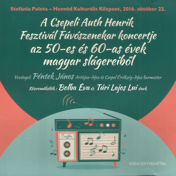 A Csepeli Auth Henrik Fesztivál Fúvószenekar Koncertje Az 50-es És 60-as Évek Magyar Slágereiből