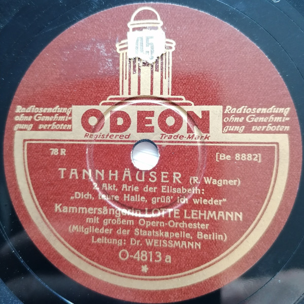 Tannhäuser: Dich Teure Halle / Allmächt'ge Jungfrau