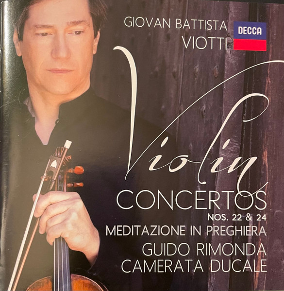 Violin Concertos Nos. 22 & 24 /Meditazione In Preghiera