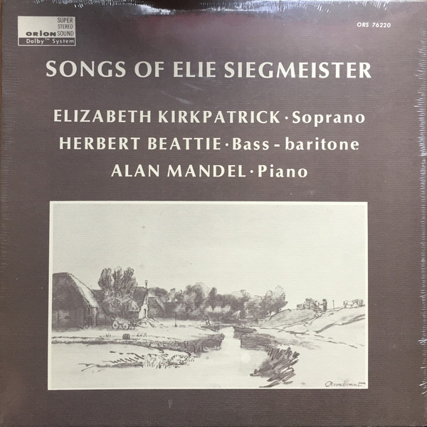 Songs Of Elie Siegmeister