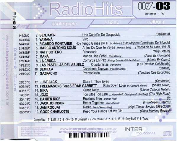 Radio Hits 07-03 (Enero - C)
