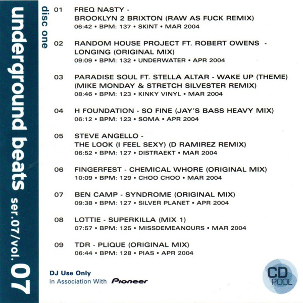 Underground Beats (Series 7 Volume 7)