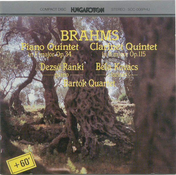 Piano Quintet In F Major Op. 34 / Clarinet Quintet In B Minor Op. 115