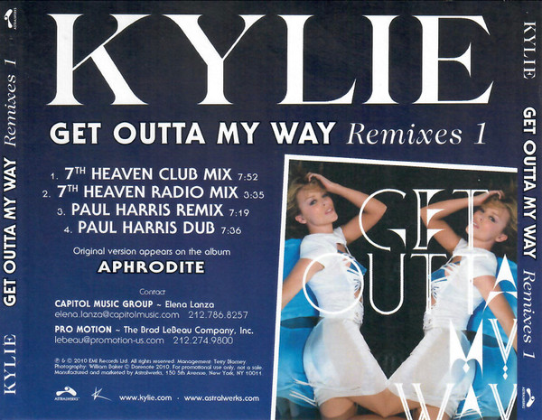 Get Outta My Way Remixes 1