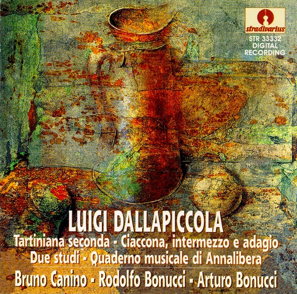 Tartiniana Seconda / Ciaccona, Intermezzo E Adagio / Due Studi / Quaderno Musicale Di Annalibera