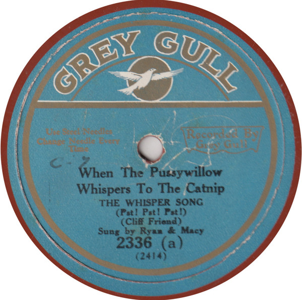 When The Pussywillow Whispers To The Catnip / I Wanna Sail Away With You