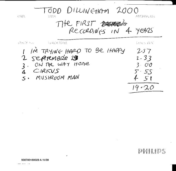 Todd Dillingham 2000