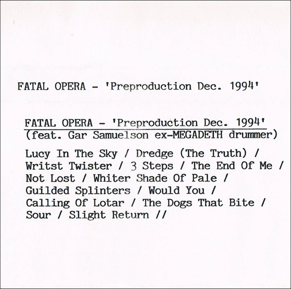 Preproduction Dec. 1994