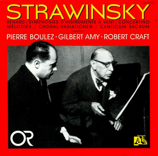 Renard / Symphonies D'Instruments À Vent / Concertino Mélodies / Choral-Variationen / Canticum Sacrum