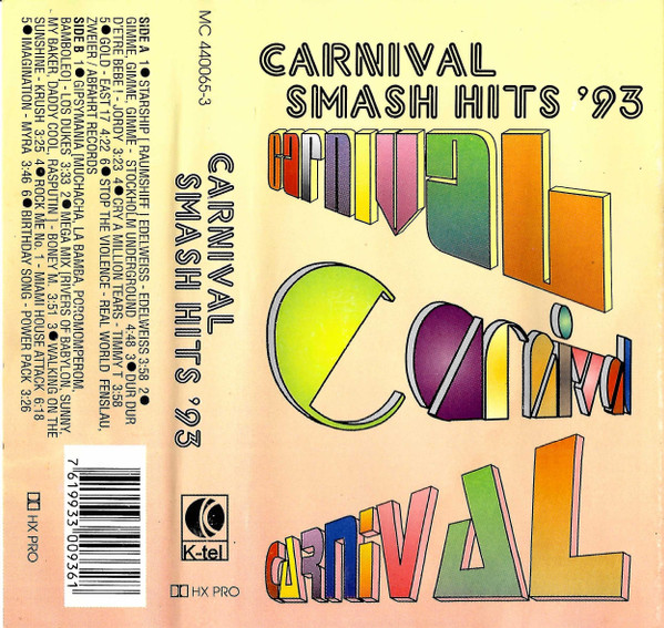 Carnival Smash Hits '93