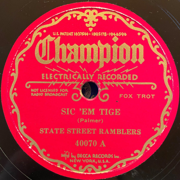 Sic 'Em Tige / South African Blues