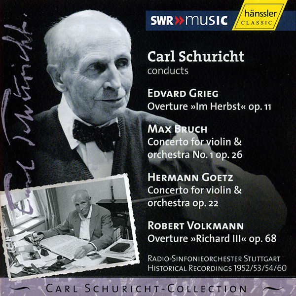 Overture »Im Herbst« Op. 11 / Concerto For Violin & Orchestra No. 1 Op. 26 / Concerto For Violin & Orchestra Op. 22 / Overture »Richard III« Op. 68