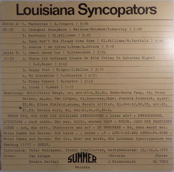 Louisiana Syncopators