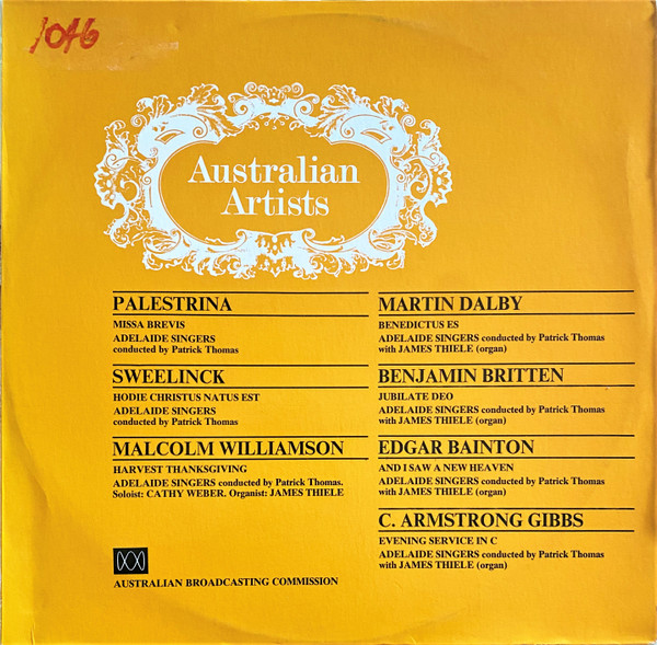 Australian Artists - Adelaide Singers