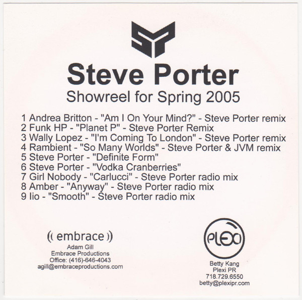 Showreel For Spring 2005
