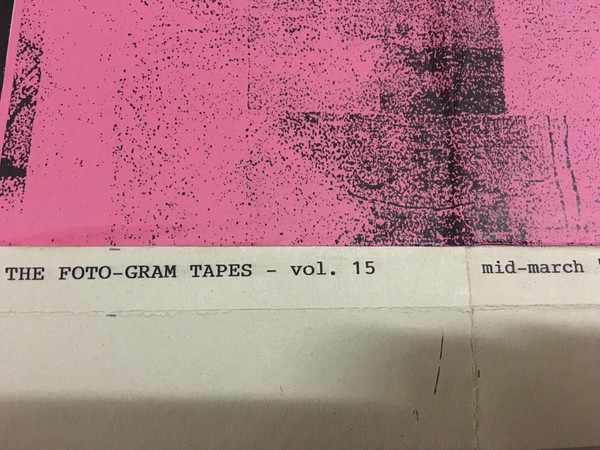The Foto-Gram Tapes Vol. 15