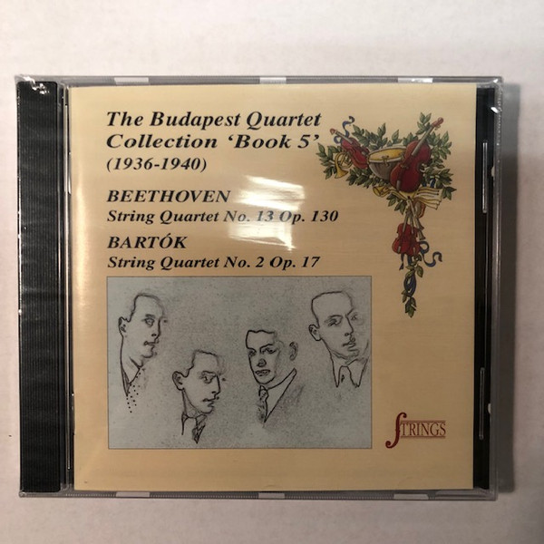 Collection "Book 5" : Beethoven : String Quartet N°13 Op.130 : Bartok : String Quartet N°2 Op.17