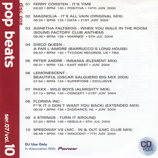 Pop Beats Ser. 07 / Vol. 10