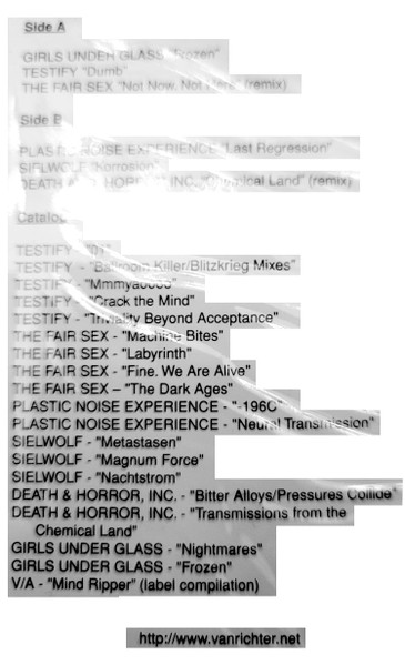 Van Richter Records Label Sampler