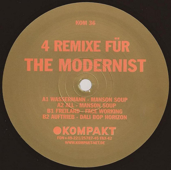 4 Remixe Für The Modernist