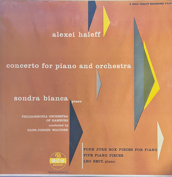 Concerto For Piano and Orchestra / Five Pieces For Piano / Four Juke Box Pieces
