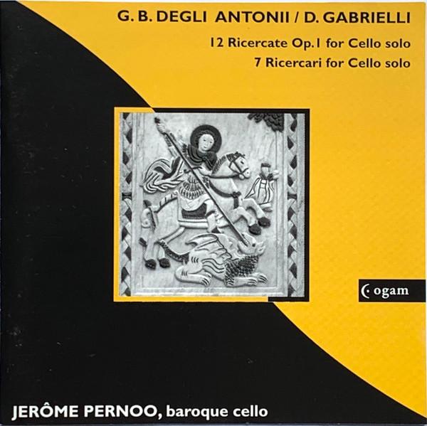 12 Ricercarate Op. 1 For Cello Solo / 7 Ricercari For Cello Solo