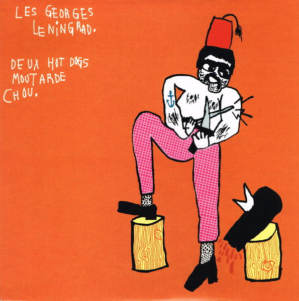 Deux Hot Dogs Moutarde Chou