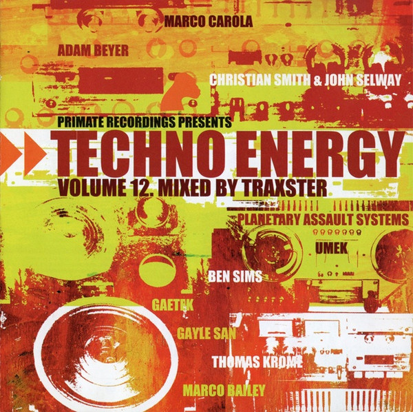 Primate Recordings Presents Techno Energy Volume 12.