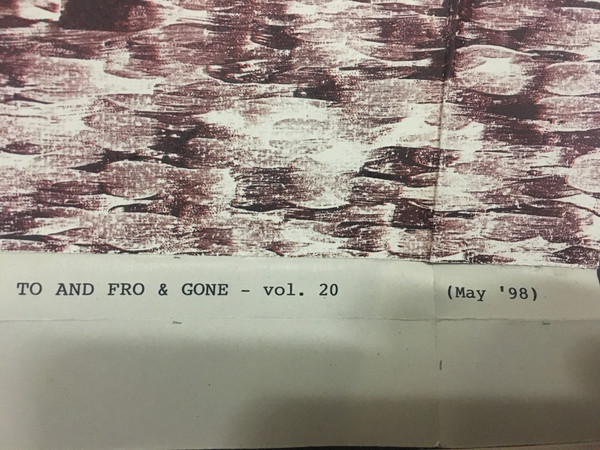 To And Fro' And Gone Vol. 20