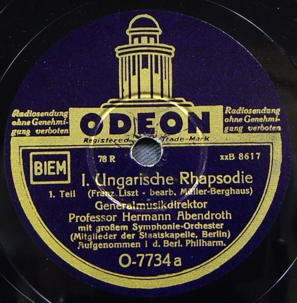 1. Ungarische Rhapsodie