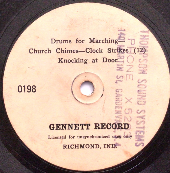 Drums- Chimes- Clock- Knocking