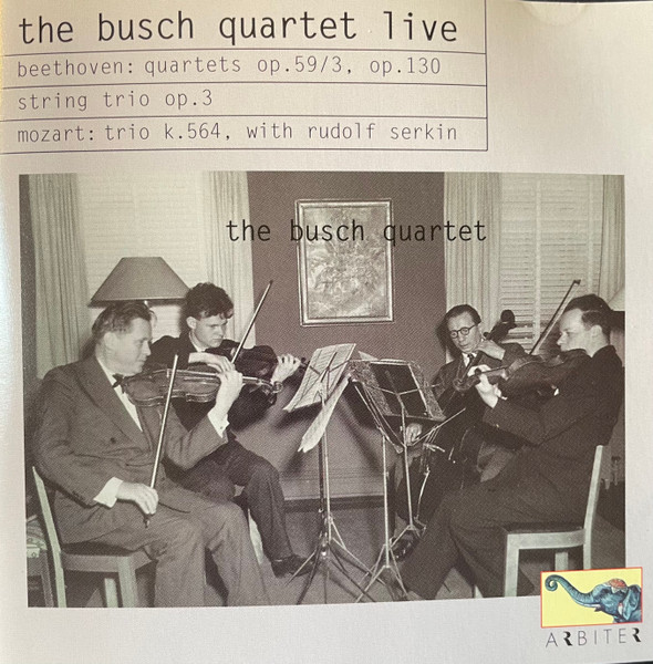 Live . Quartets Op.59/3, Op.130, String Trio Op.3 / Trio K.564 