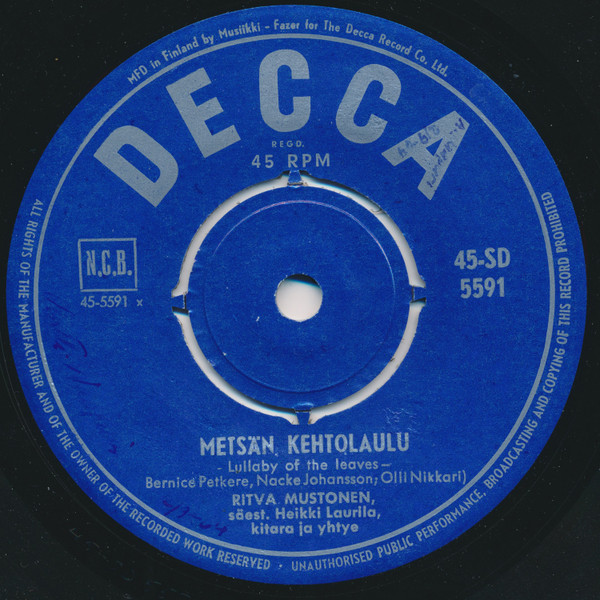Metsän Kehtolaulu / Venäläinen Kehtolaulu