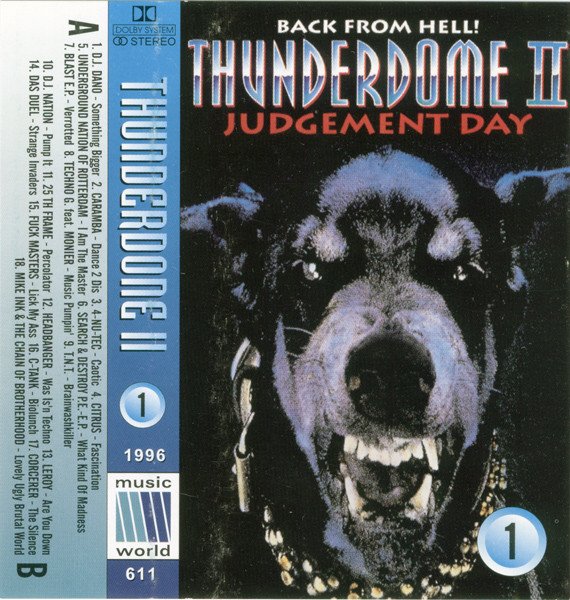 Thunderdome II - Judgement Day Vol.1 (Back From Hell!)
