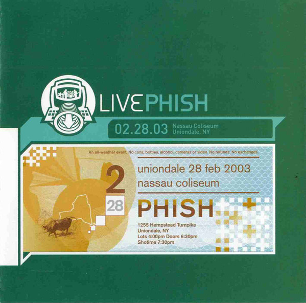 Livephish 02.28.03 Nassau Coliseum, Uniondale, NY