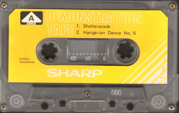 Sharp Demonstration Tape