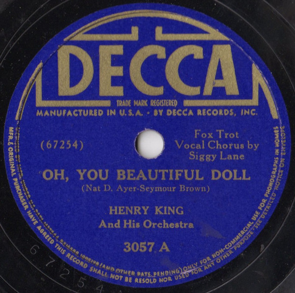 Oh, You Beautiful Doll / Day Dreams Come True At Night