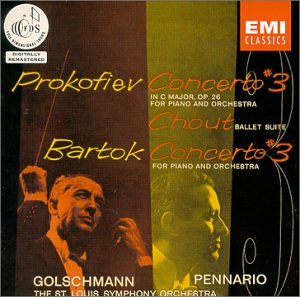 Prokofiev Concerto No. 3, Chout, Bartok Concerto No. 3
