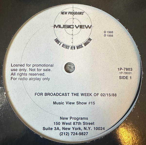 Music View Show #15 & #16